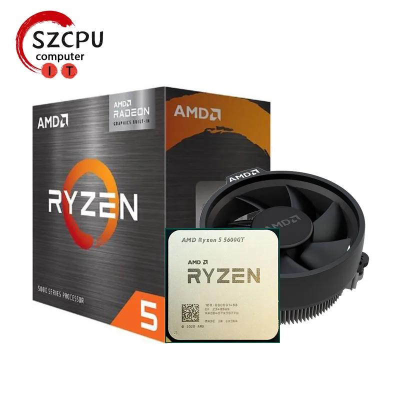 AMD Ryzen 5 5600GT, R5 5600GT, 3.6GHz, 6 ھ 12 , 65W, CPU L3 = 16M, 100 000001488  AM4, ǰ